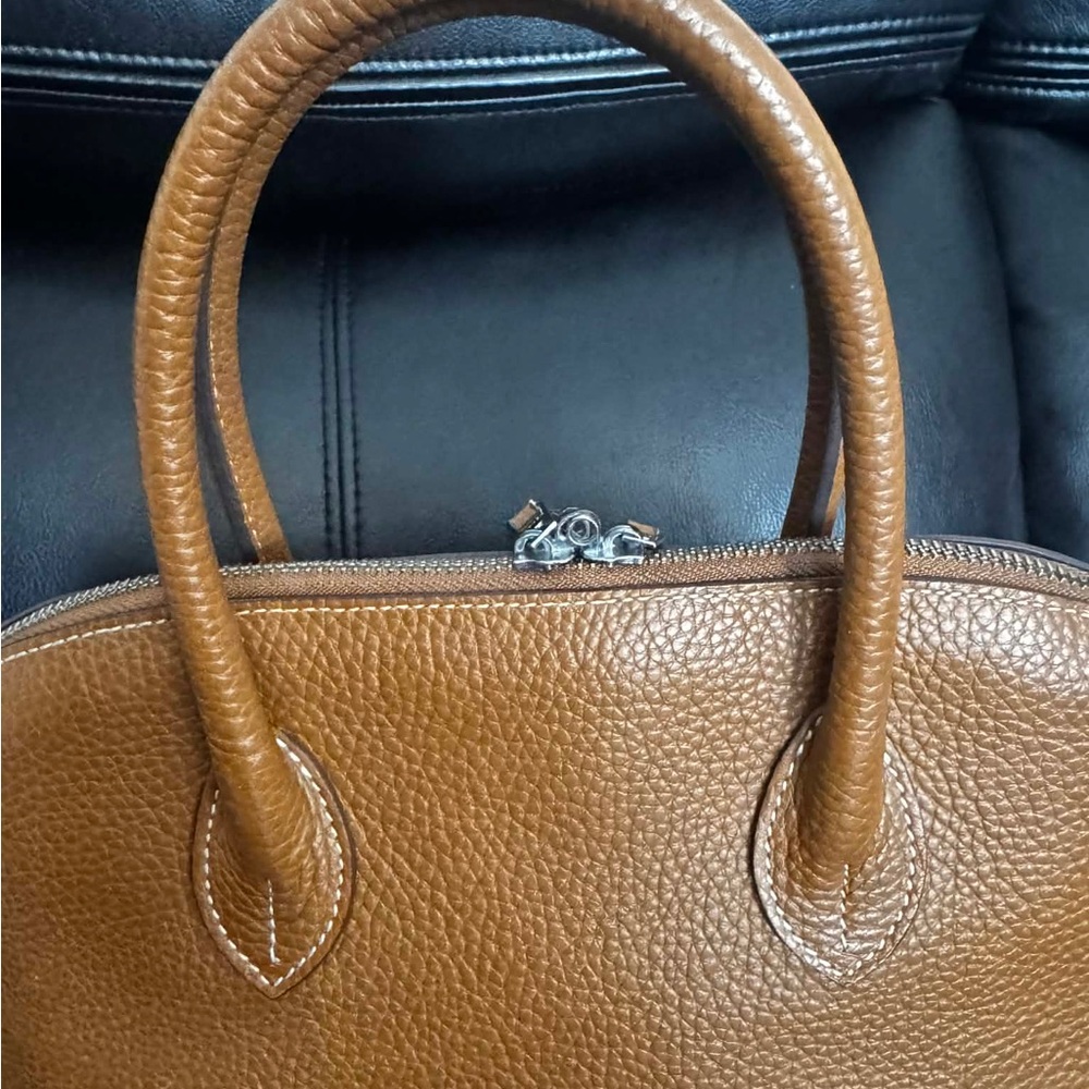 VINTAGE Bolide Hermes Tan Leather Satchel - Picture 3 of 16